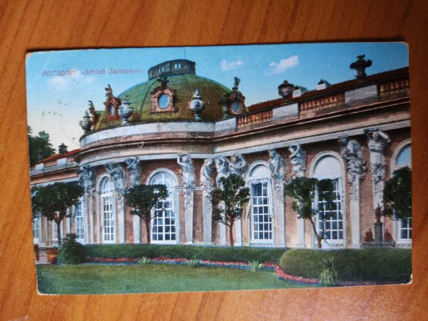 Postkarte Potsdam Schloss Sanssouci