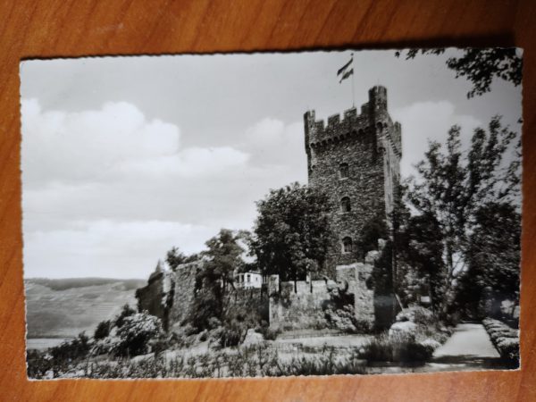 Postkarte Bingen am Rhein Burg Klopp