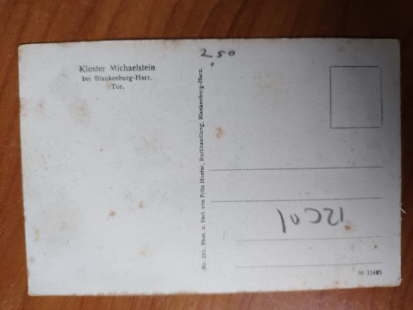 Postkarte Kloster Michaelstein Blankenburg Harz - Image 2