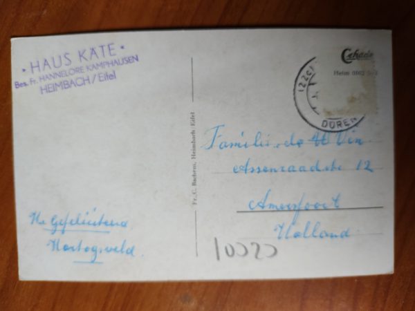Postkarte Heimbach Hasenfeld Eifel - Image 2