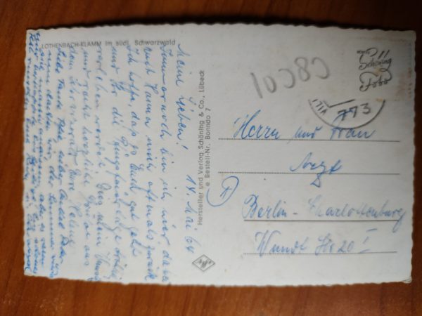 Postkarte Lothenbach Klamm Schwarzwald - Image 2