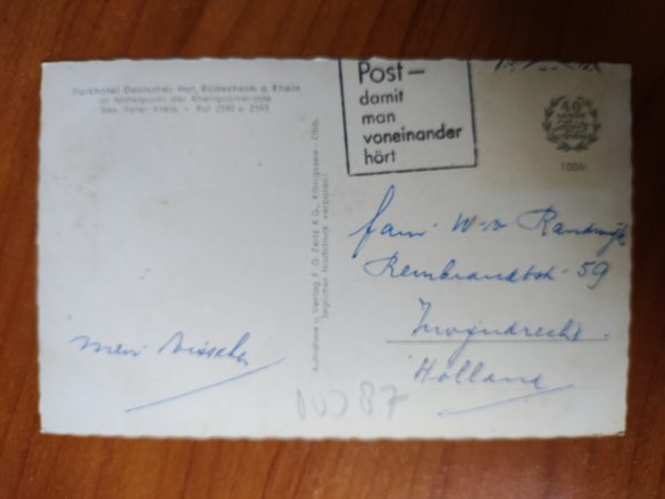 Postkarte National Denkmal Niederwald - Image 2