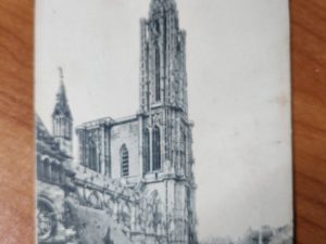 Postcard Strassburg Munster von Osten