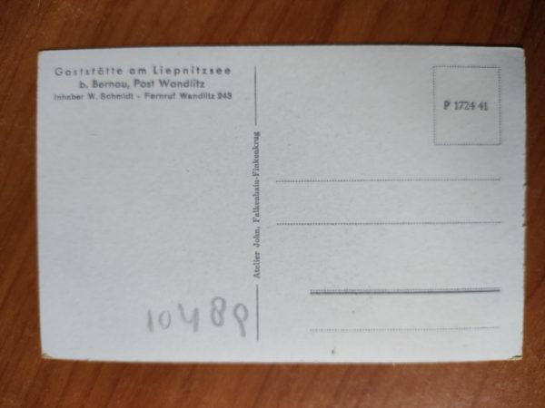 Postkarte Wandlitz Liepnitzsee - Image 2