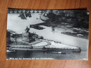 Postkarte Deutsche Eck Ehrenbreitstein Kobenz