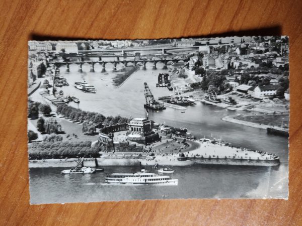 Postkarte Deutsche Eck Ehrenbreitstein Kobenz