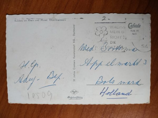 Postkarte Koblenz Bot - Image 2