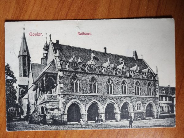 Postkarte Goslar Rathaus