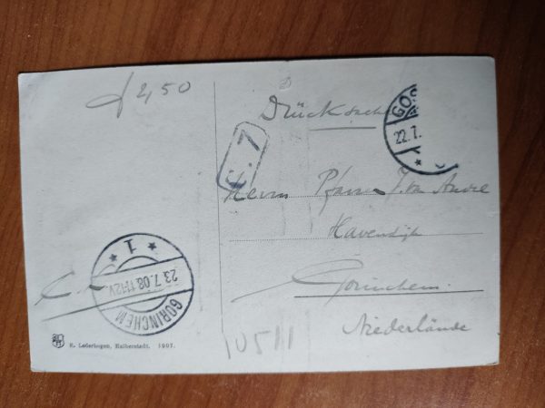 Postkarte Goslar Rathaus - Image 2