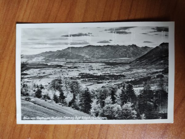 Postkarte Post Elbach Oberbayern