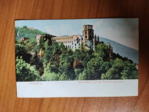 Postkarte Heidelberg Chateau