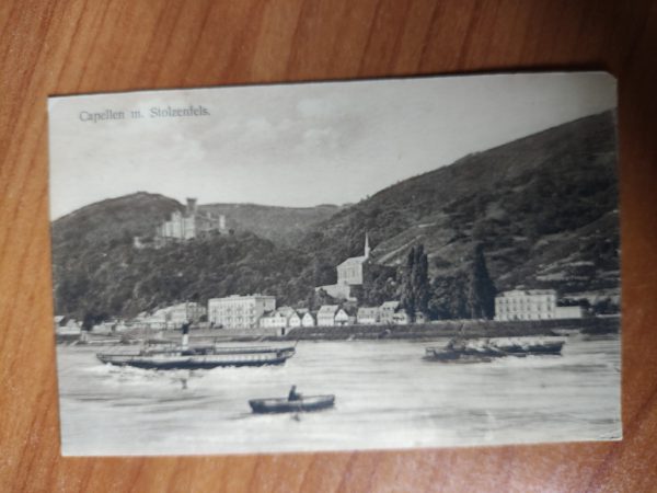 Postkarte Capellen Stolzenfels