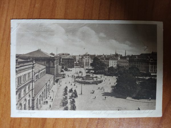 Postkarte Hannover Bahnhof