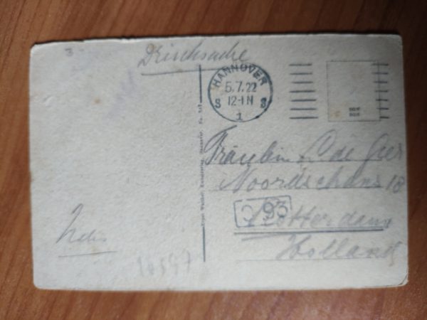 Postkarte Hannover Maschpark Rathaus - Image 2