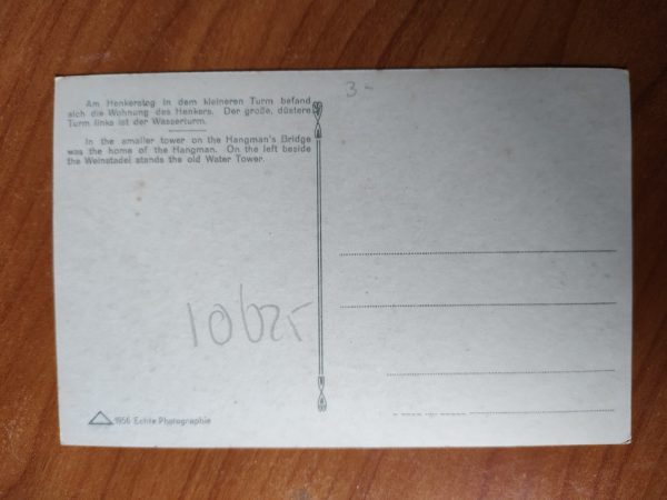 Postkarte Nurnberg Henkersteg - Image 2