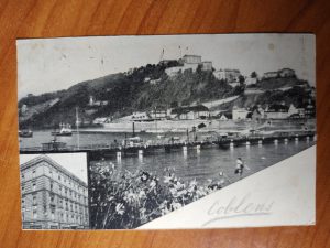 Postkarte Coblenz Schloss