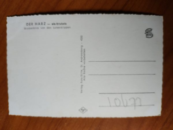Postkarte Der Harz Steine - Image 2