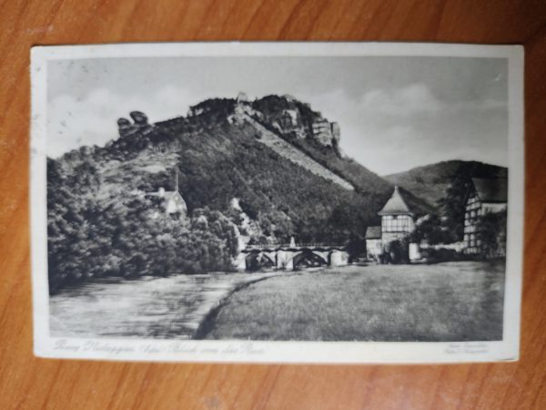 Postkarte Niddegen Burg