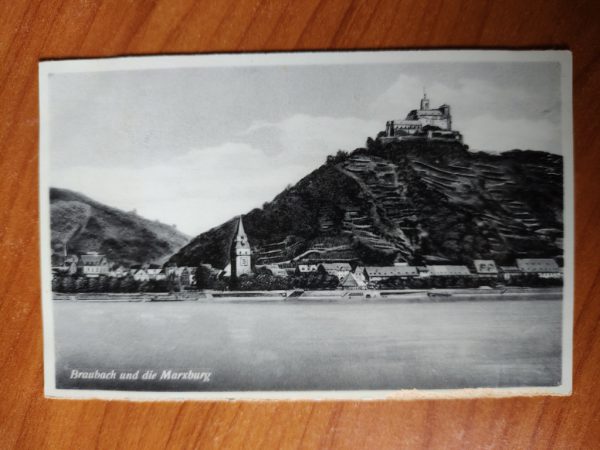 Postkarte Braubach Marxburg