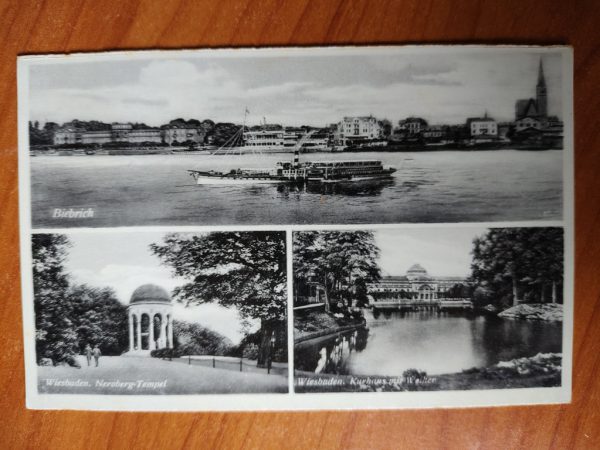 Postkarte Biebrich Wiesbaden