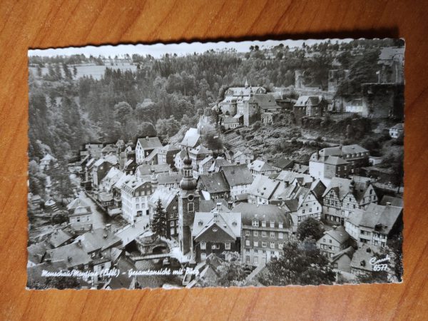 Postkarte Monschau Burg