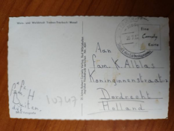 Postkarte Traben Trarbach Mosel - Image 2