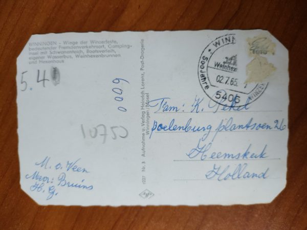 Postkarte Winningen Mosel - Image 2