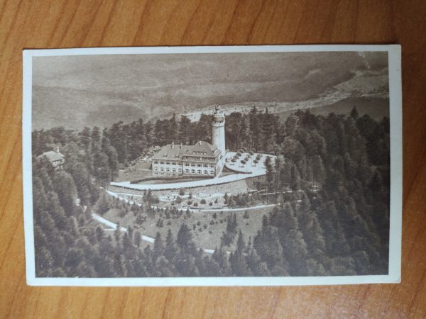 Postkarte Baden Baden Merkur Hote