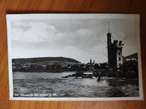 Postkarte Bingen Turm