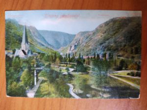 Postkarte Bodetal Eingang