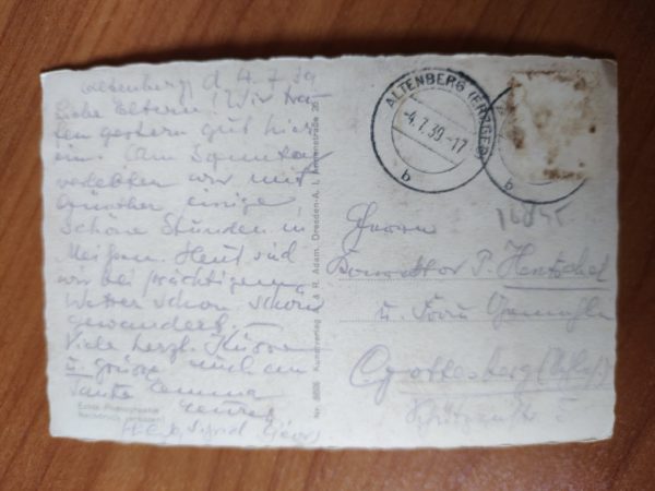Postkarte Altenberg 1917 - Image 2
