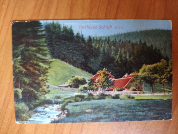 Postkarte Schluft Harz