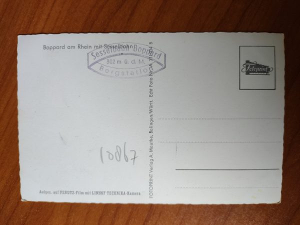 Postkarte Boppard Sesselbahn - Image 2