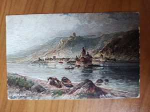 Postkarte Kaub Burg