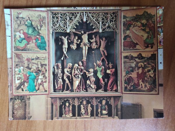 Postcard Choraltar Creglingen