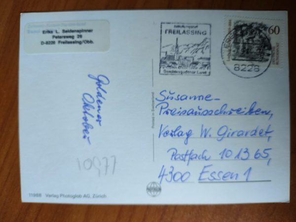 Postcard Basel a mim Rhy - Image 2