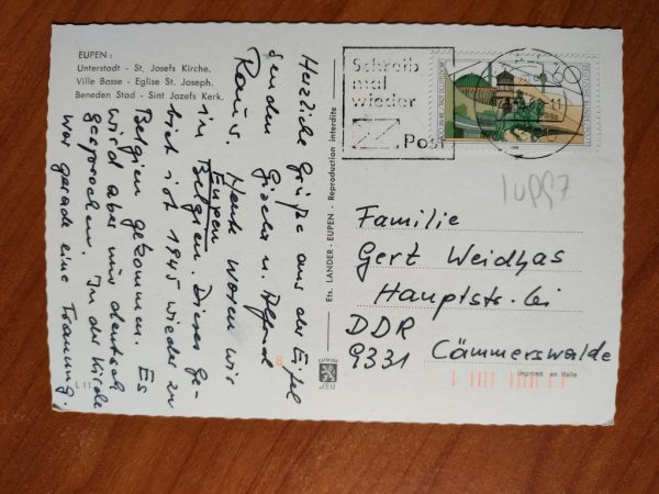 Postcard Eupen Church - Image 2
