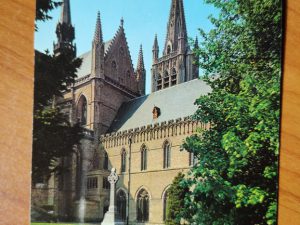 Postcard Ieper Cathedral