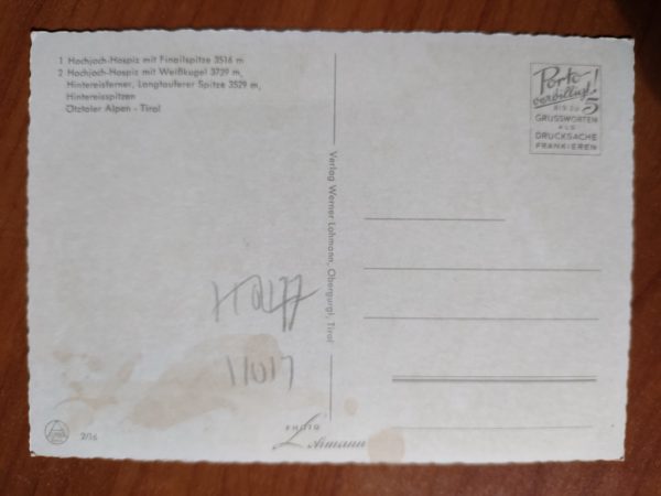 Postcard Hochjoch Hospiz - Image 2