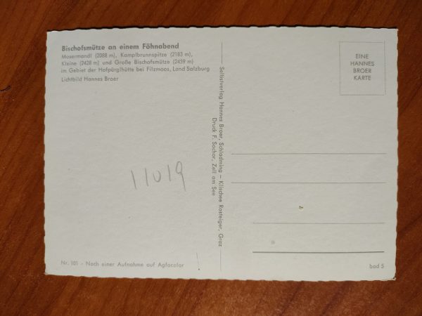 Postcard Bischofsmutze - Image 2