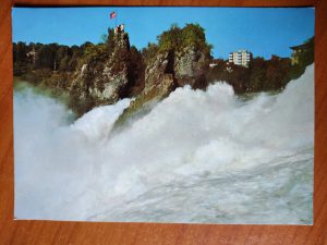 Postcard Rheinfall bei Neuhausen