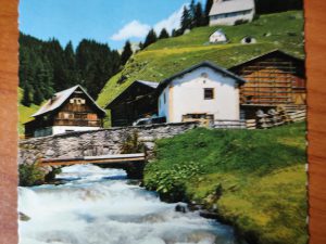 Postcard Partie in Brigels