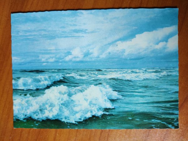 Postkarte Bewegte See