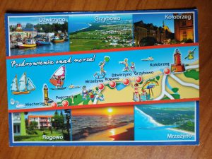 Postcard Kolobrzeg Rowogo and others