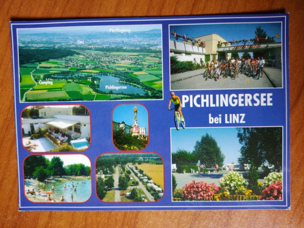 Postcard Pichlingersee Linz