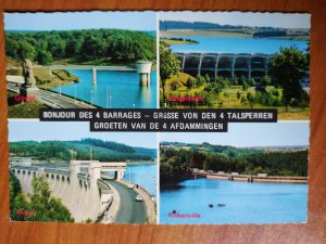 Postcard Robertville Talsperren