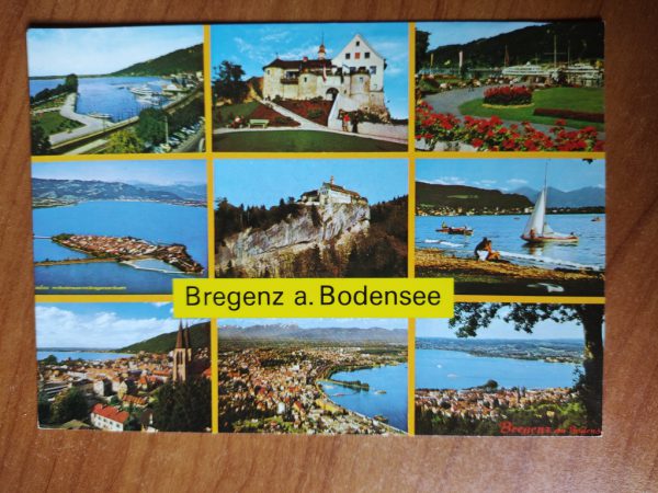 Postcard Bregenz a Bodensee