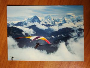 Postcard Deltaflyer Niederhorn