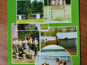 Postcard Drezno Stanica Harcerska