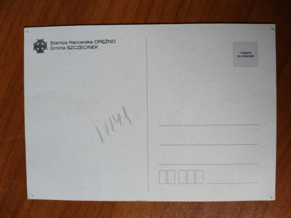 Postcard Drezno Stanica Harcerska - Image 2